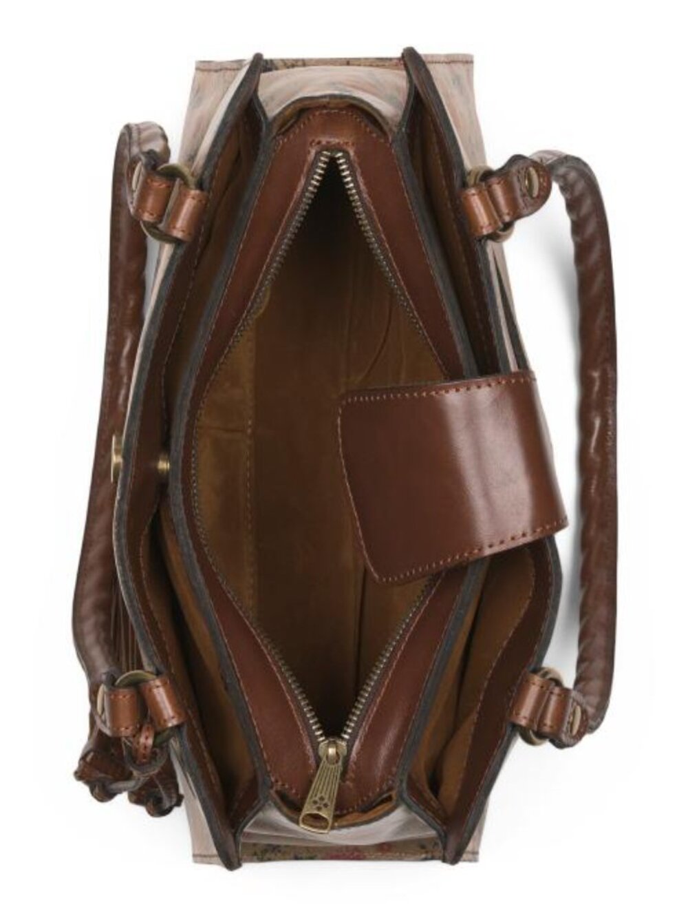 PATRICIA NASH Leather Rienzo Satchel - Picture 2 of 5